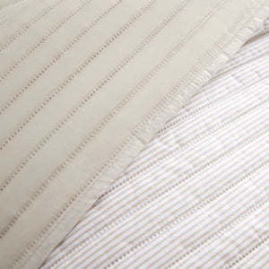 Stripe Bedspread - Natural