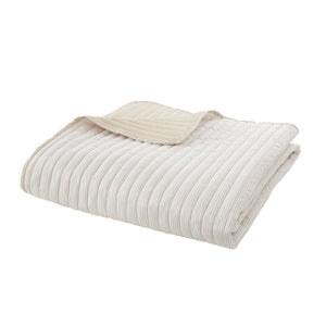 Stripe Bedspread - Natural