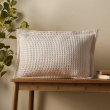 Load image into Gallery viewer, Jaipur Waffle Filled Bolster - Natural
