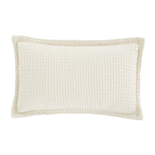 Load image into Gallery viewer, Jaipur Waffle Filled Bolster - Natural
