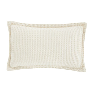 Jaipur Waffle Filled Bolster - Natural