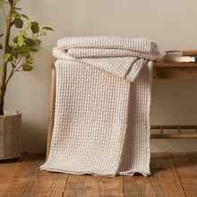 Load image into Gallery viewer, Jaipur Waffle Throw - Natural
