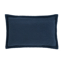 Load image into Gallery viewer, Jaipur Waffle Filled Bolster - Navy
