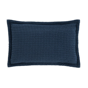 Jaipur Waffle Filled Bolster - Navy