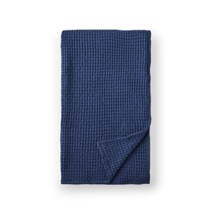 Jaipur Waffle Throw - Navy