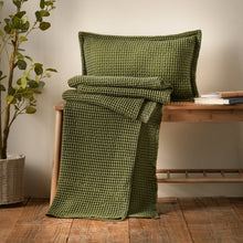 Load image into Gallery viewer, Jaipur Waffle Filled Bolster - Olive
