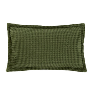 Jaipur Waffle Filled Bolster - Olive