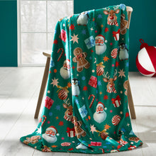 Load image into Gallery viewer, Christmas Icons Throw
