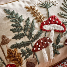 Load image into Gallery viewer, Embroidery Woodland Filled Cushion

