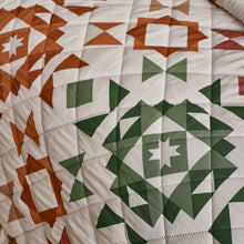 Load image into Gallery viewer, Autumn Patchwork Bedspread - Natural
