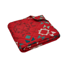 Load image into Gallery viewer, Christmas Patchwork Bedspread
