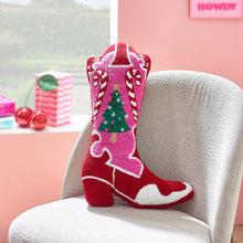 Load image into Gallery viewer, Santa&#39;s Howdy Christmas Filled Cushion
