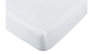 Percale Fitted Sheet - White