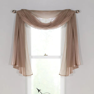 Voile Scarf - Coffee
