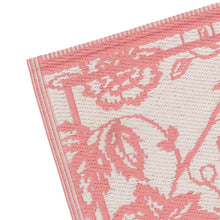 Load image into Gallery viewer, Anemone Woven Jacquard Outdoor Rug - Peach/Cream
