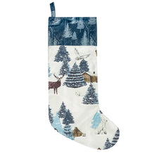 Load image into Gallery viewer, Arcticus Printed Velvet Christmas Stocking
