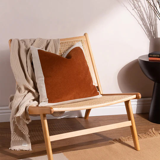 Auden Matte Velvet Cushion Cover - Pecan
