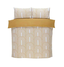 Load image into Gallery viewer, Arches Duvet Set - Ochre
