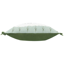 Load image into Gallery viewer, Bonjour Printed Bolster Filled Cushion Mint
