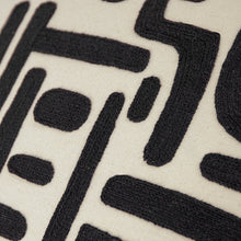 Load image into Gallery viewer, Brooke Embroidered Cotton Cushion Mono
