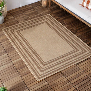 Camber Jute Effect Indoor/Outdoor Rug - Natural