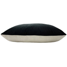 Load image into Gallery viewer, Contra Black Bolster Cushion Cover
