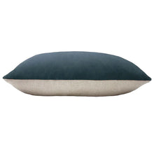 Load image into Gallery viewer, Contra Slate Blue Filled Bolster Cushion
