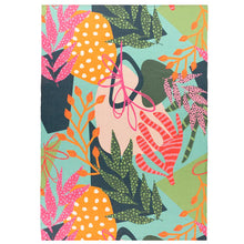 Load image into Gallery viewer, Coralina Outdoor Washable Rug - Aqua/Pink
