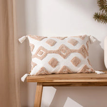 Load image into Gallery viewer, Dharma Beige Tufted Cushion Cover - Natural
