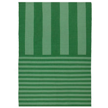 Load image into Gallery viewer, Deck Stripe Printed Indoor/Outdoor Outdoor Rug - Green
