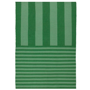 Deck Stripe Printed Indoor/Outdoor Outdoor Rug - Green