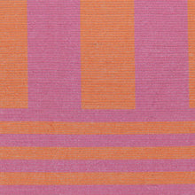 Load image into Gallery viewer, Deck Stripe Printed Indoor/Outdoor Outdoor Rug - Orange/Pink
