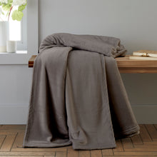 Load image into Gallery viewer, Raschel Velvet Touch Throw - Charcoal
