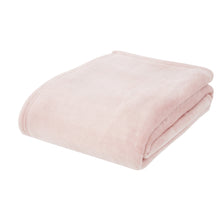 Load image into Gallery viewer, Raschel Velvet Touch Throw - Blush
