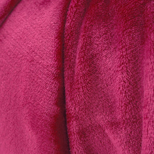Raschel Velvet Touch Throw - Hot Pink