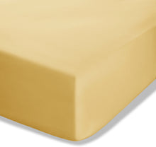 Load image into Gallery viewer, Easy Iron Percale Extra Deep Fitted Sheet - Ochre
