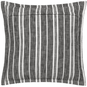 Hebble Striped Cushion - Black
