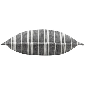 Hebble Striped Cushion - Black
