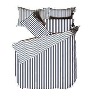 Hebden Navy/Grey Duvet Set