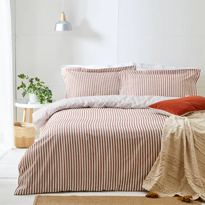 Hebden Pecan Duvet Set