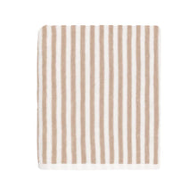 Load image into Gallery viewer, Hebden Striped Cotton Towels - Natural
