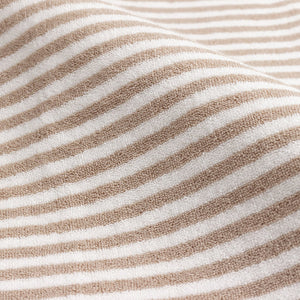 Hebden Striped Cotton Towels - Natural