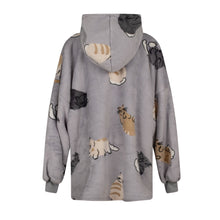 Load image into Gallery viewer, Cute Cats Snuggle Hoodie
