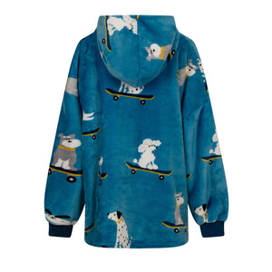Skater dogs Snuggle Hoodie
