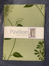 Load image into Gallery viewer, Carnation Green Lined Curtains (90&quot;x54&quot;)
