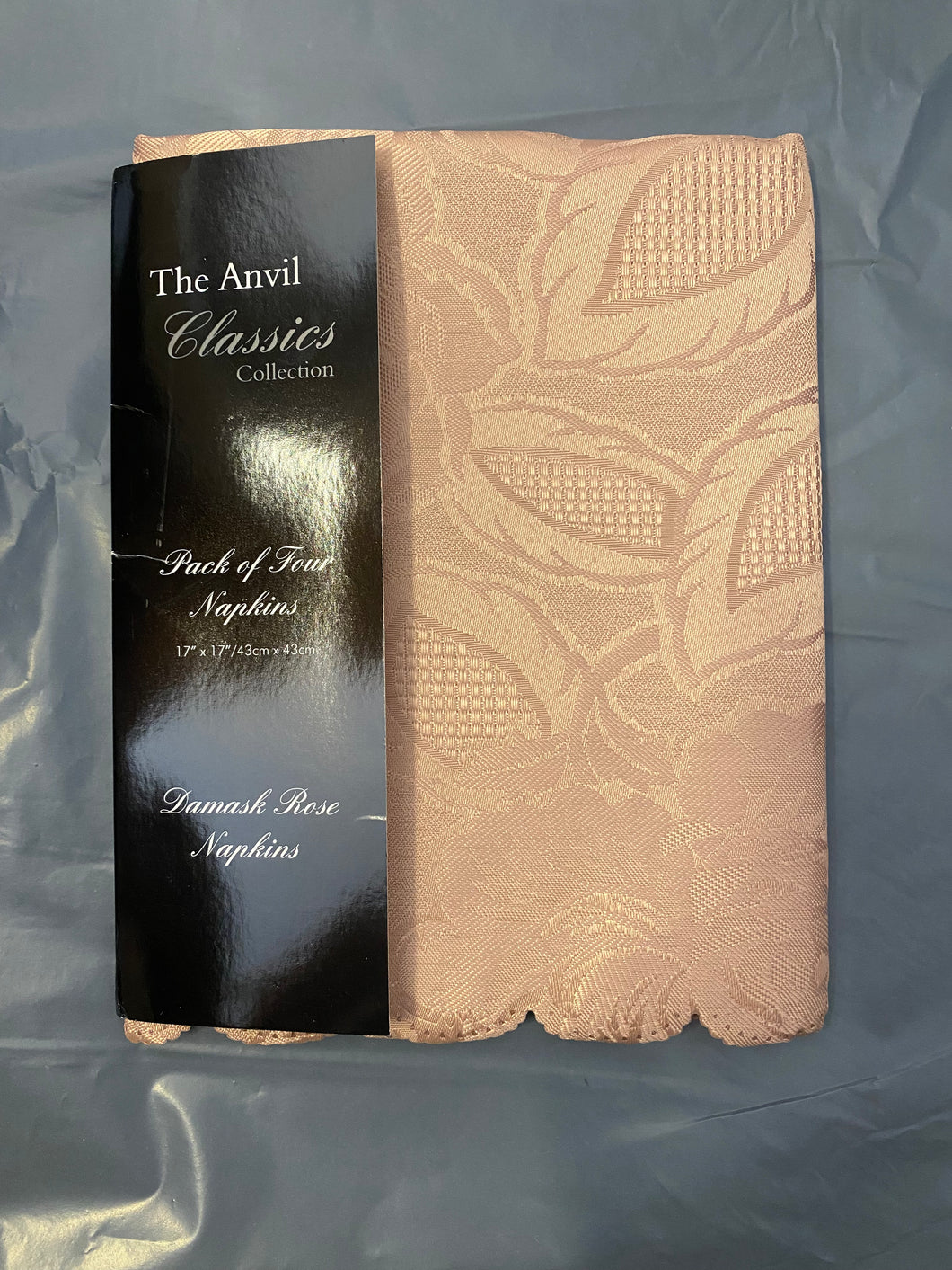 Damask Rose Coffee Napkins (Pack of 4)
