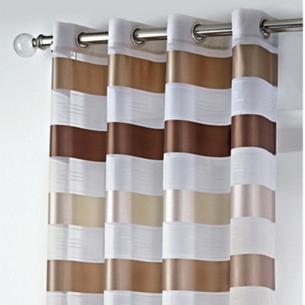 Stirling Beige Eyelet Voile Panel