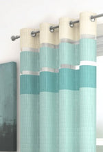Load image into Gallery viewer, Henley Duck Egg/Cream Eyelet Voile Panel
