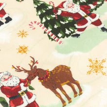 Load image into Gallery viewer, Jolly Santa Printed Velvet Christmas Stocking
