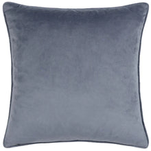 Load image into Gallery viewer, Lanzo Cut Velvet Piped Cushion - Dusk
